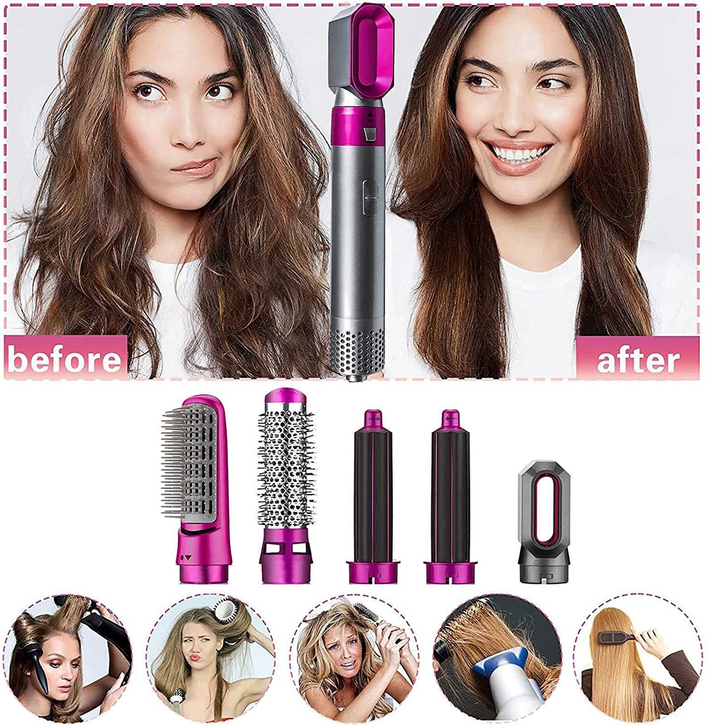 Secador Multifunción Pro 5 en 1 - Lifestyle Luxuries Shoppe