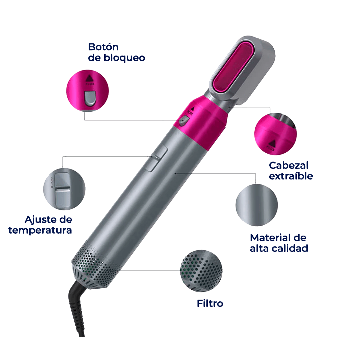 Secador Multifunción Pro 5 en 1 - Lifestyle Luxuries Shoppe