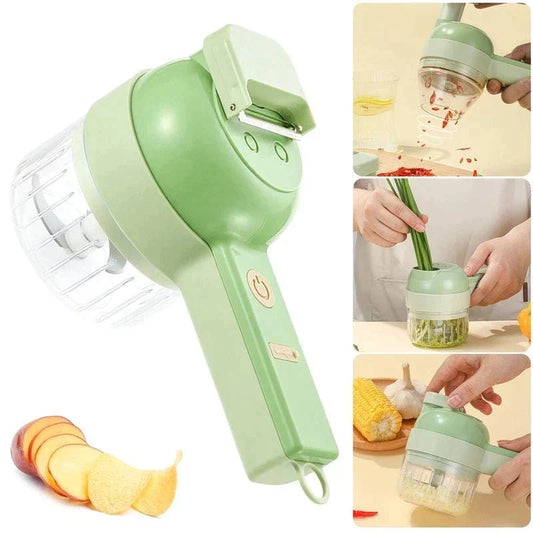 Cortador de verduras inalámbrico 4 en 1